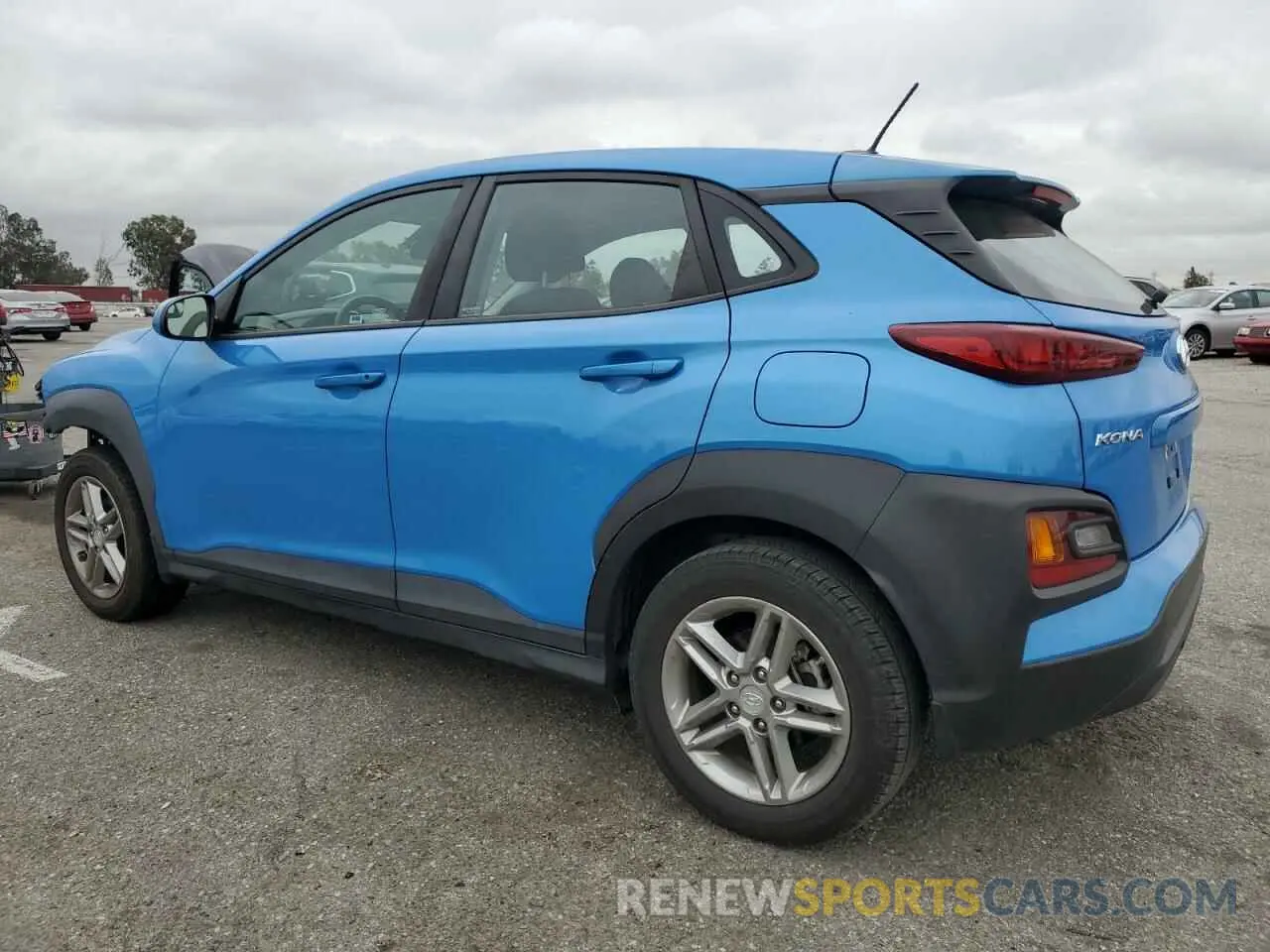 2 Photograph of a damaged car KM8K12AA8KU332333 HYUNDAI KONA 2019