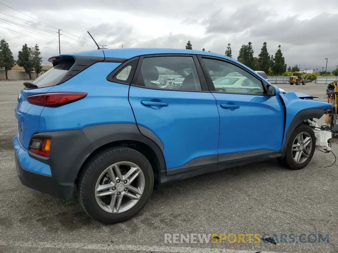 3 Photograph of a damaged car KM8K12AA8KU332333 HYUNDAI KONA 2019