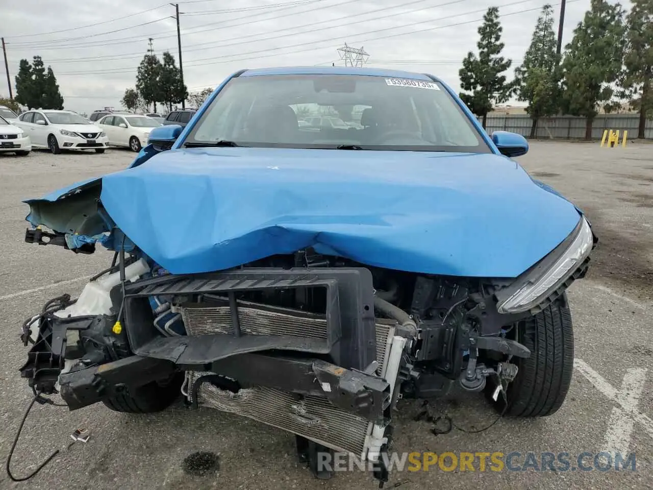 5 Photograph of a damaged car KM8K12AA8KU332333 HYUNDAI KONA 2019
