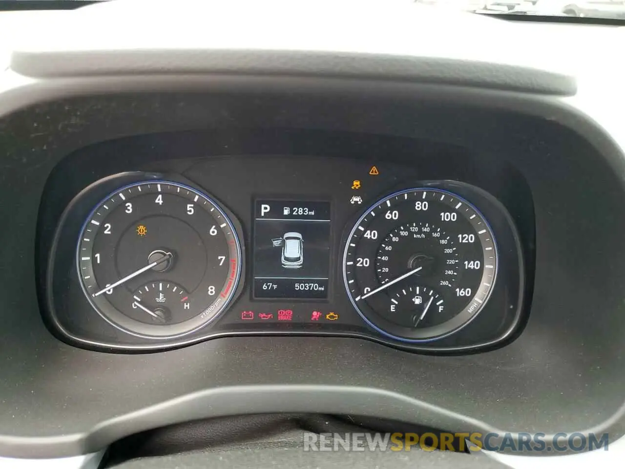 9 Photograph of a damaged car KM8K12AA8KU332333 HYUNDAI KONA 2019