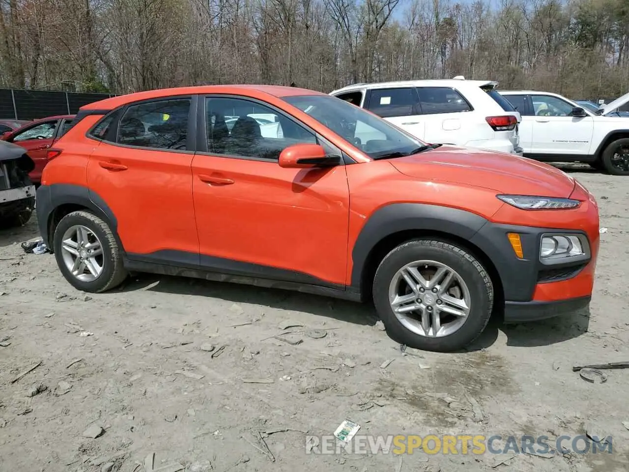 4 Photograph of a damaged car KM8K12AA8KU390572 HYUNDAI KONA 2019