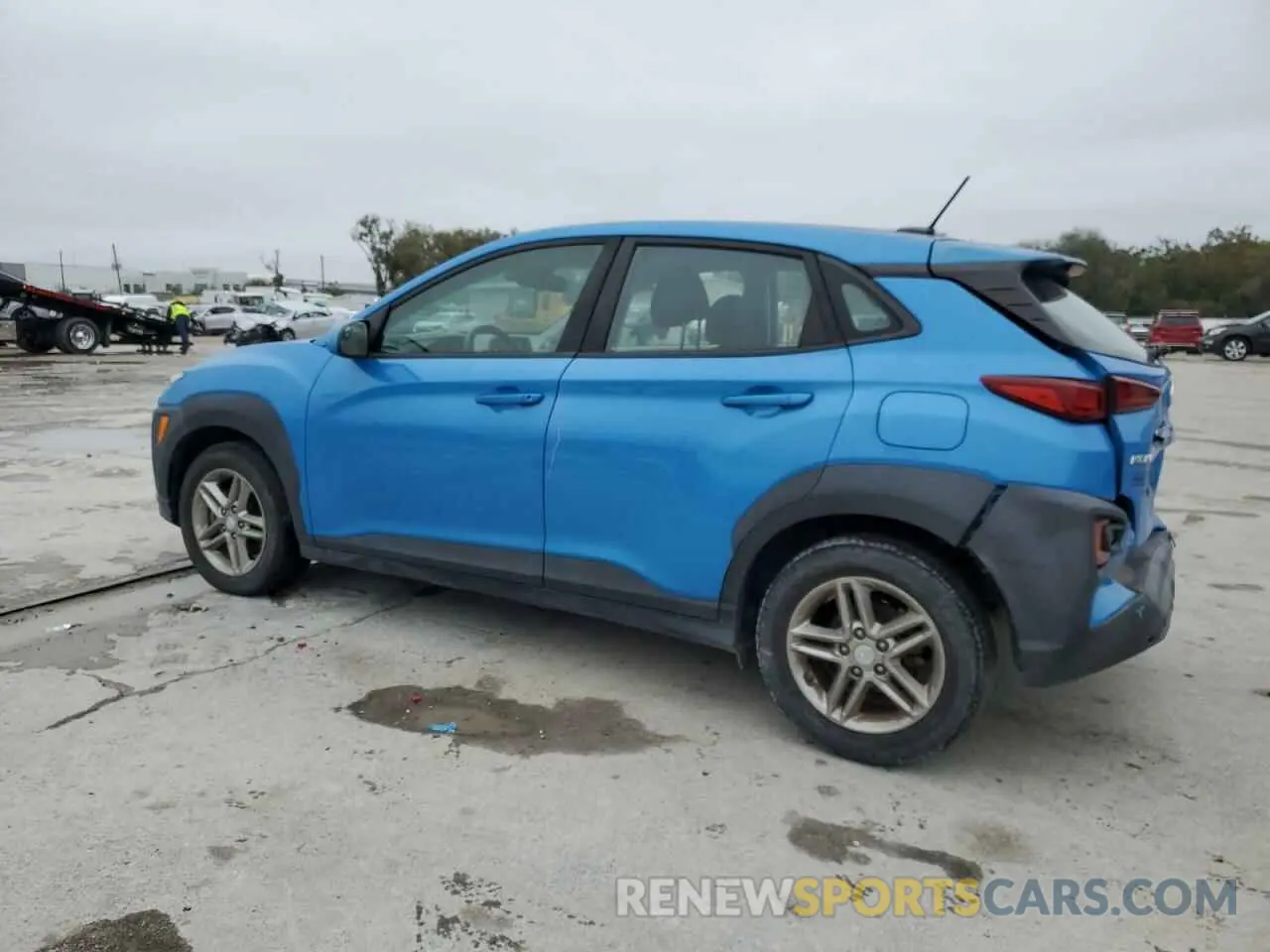 2 Photograph of a damaged car KM8K12AA9KU244794 HYUNDAI KONA 2019
