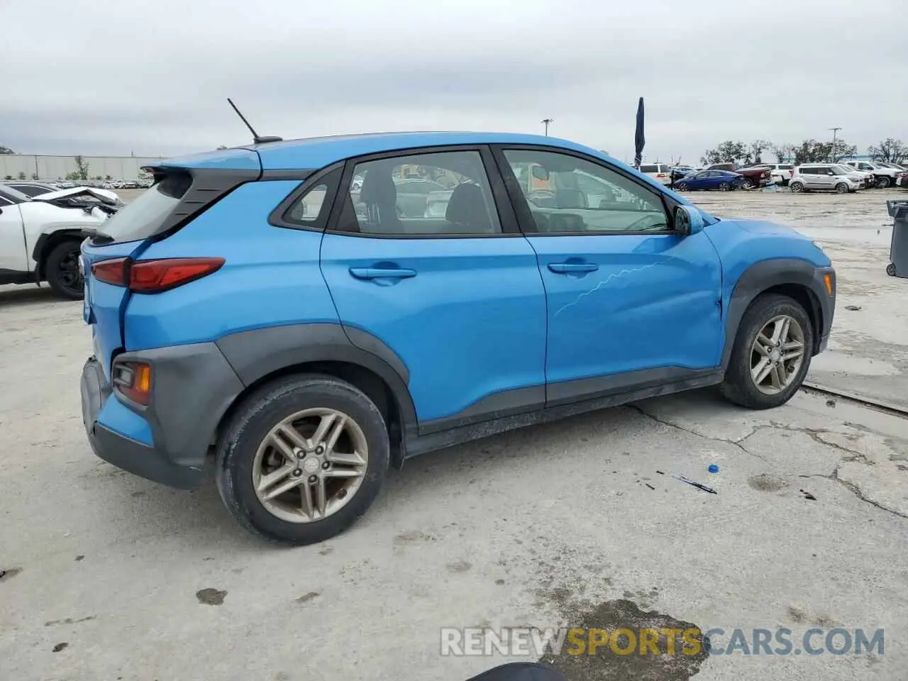 3 Photograph of a damaged car KM8K12AA9KU244794 HYUNDAI KONA 2019