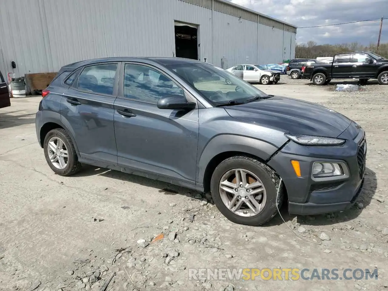 4 Photograph of a damaged car KM8K12AA9KU295776 HYUNDAI KONA 2019