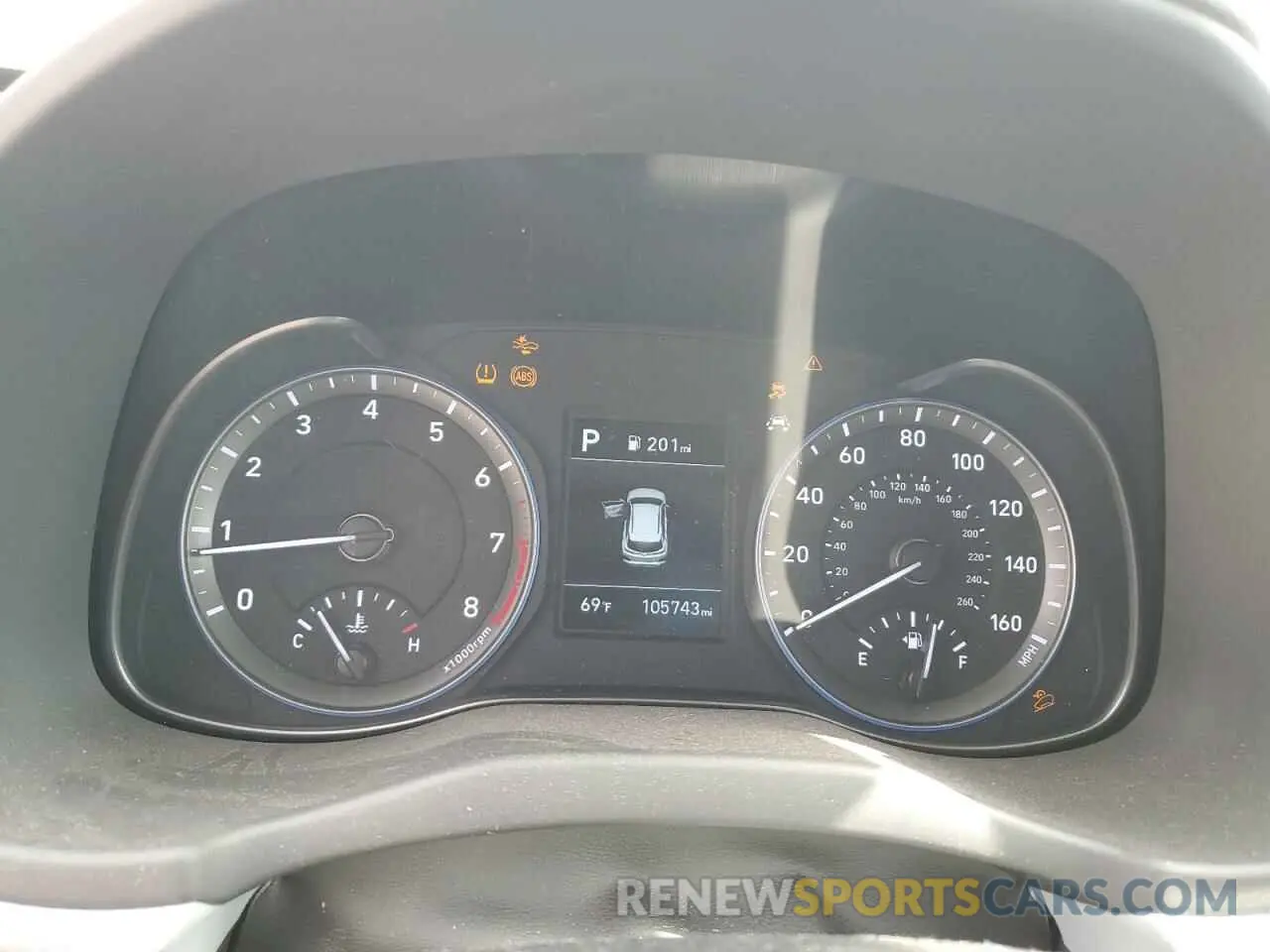 9 Photograph of a damaged car KM8K12AA9KU295776 HYUNDAI KONA 2019
