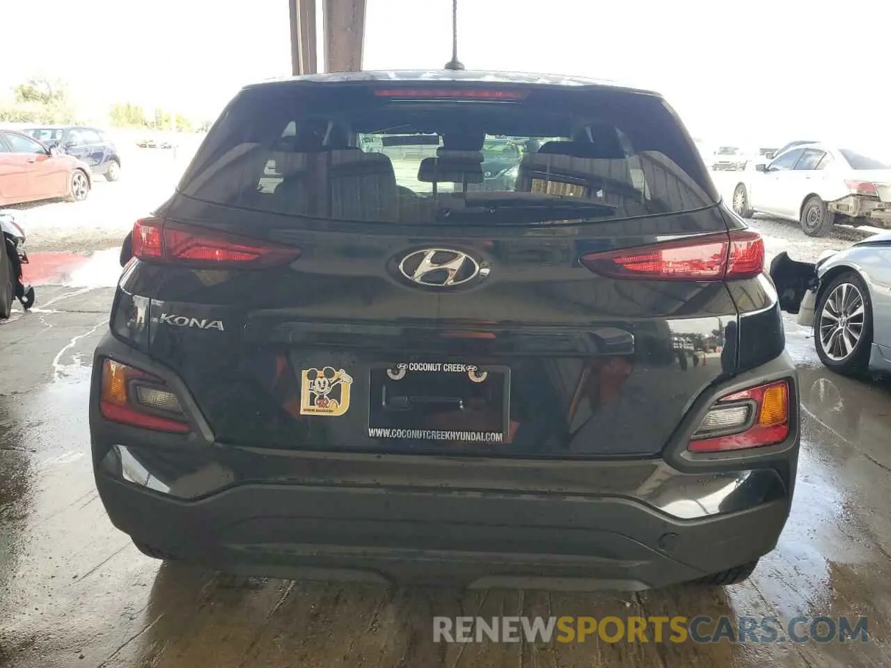 6 Photograph of a damaged car KM8K12AA9KU330381 HYUNDAI KONA 2019