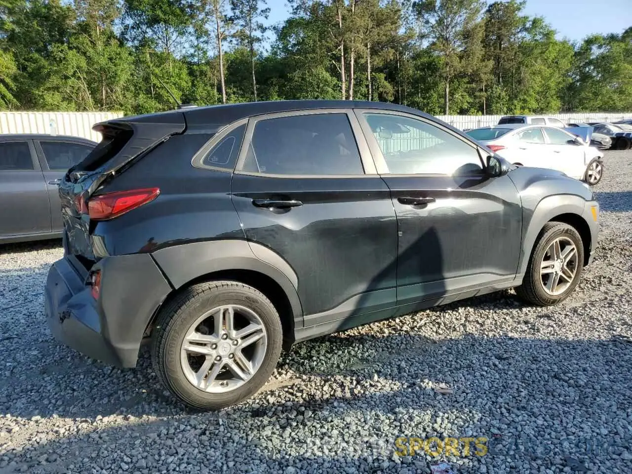 3 Photograph of a damaged car KM8K12AAXKU236381 HYUNDAI KONA 2019