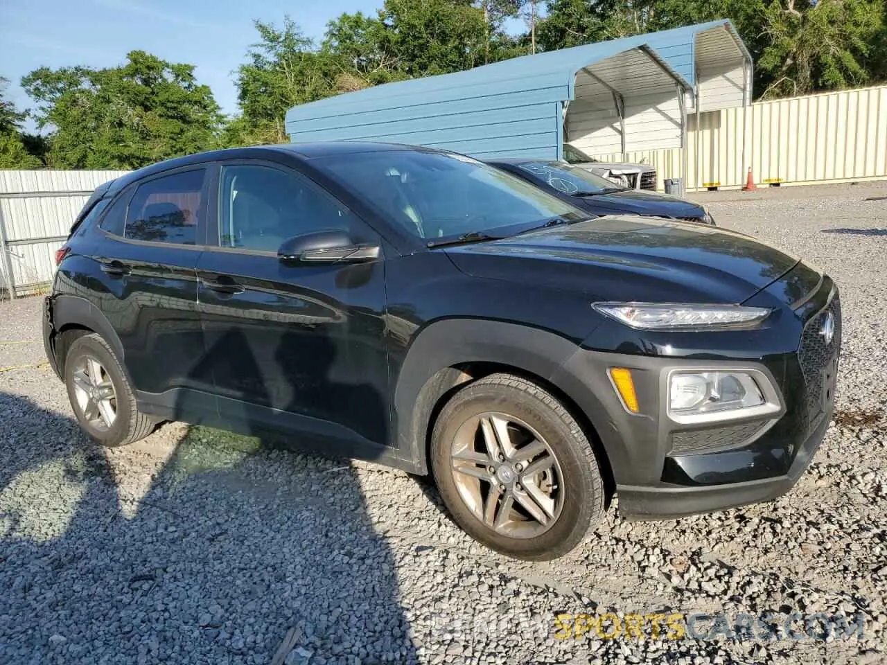 4 Photograph of a damaged car KM8K12AAXKU236381 HYUNDAI KONA 2019