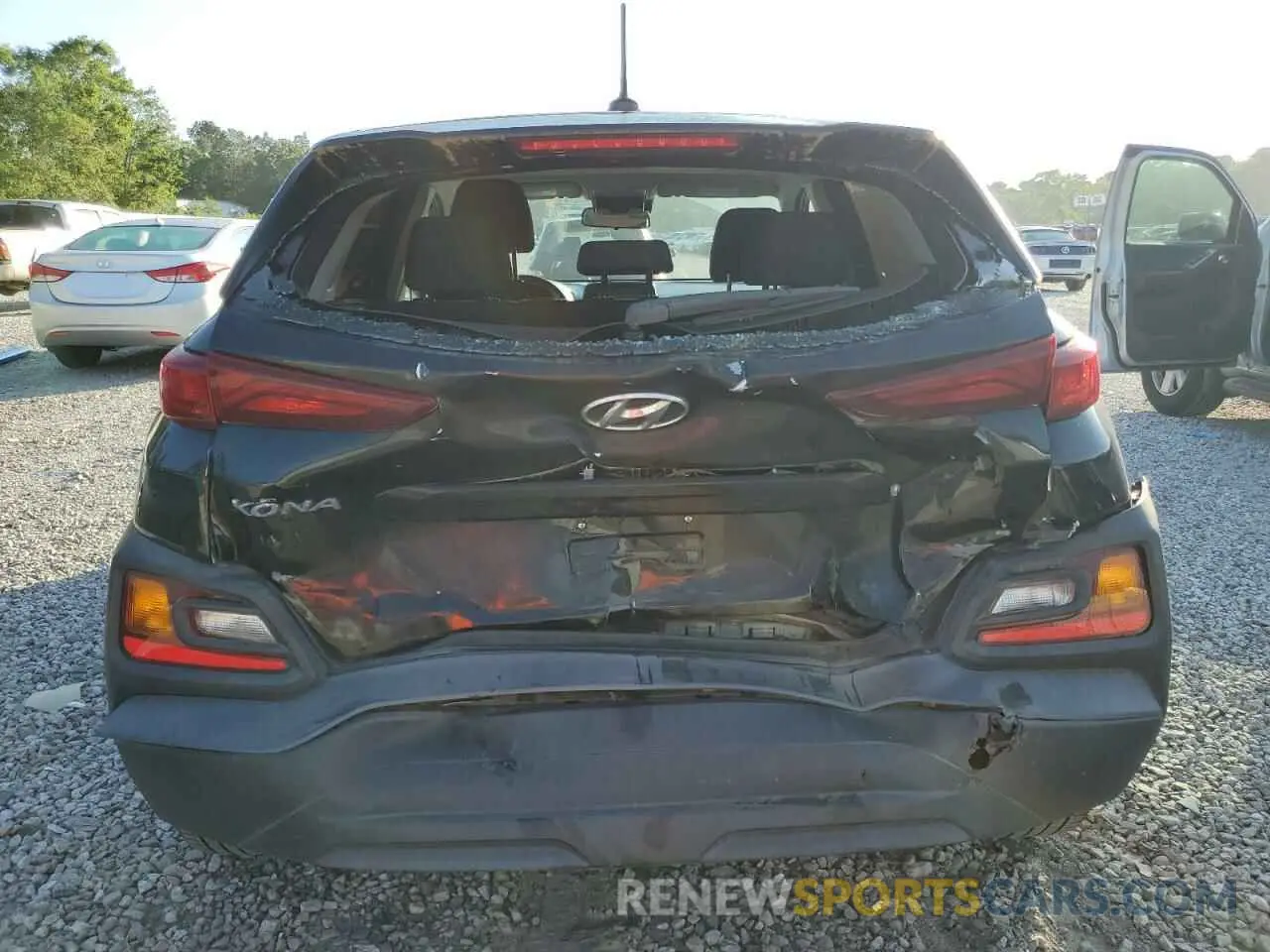 6 Photograph of a damaged car KM8K12AAXKU236381 HYUNDAI KONA 2019