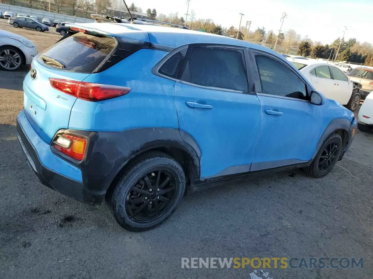 3 Photograph of a damaged car KM8K12AAXKU259529 HYUNDAI KONA 2019