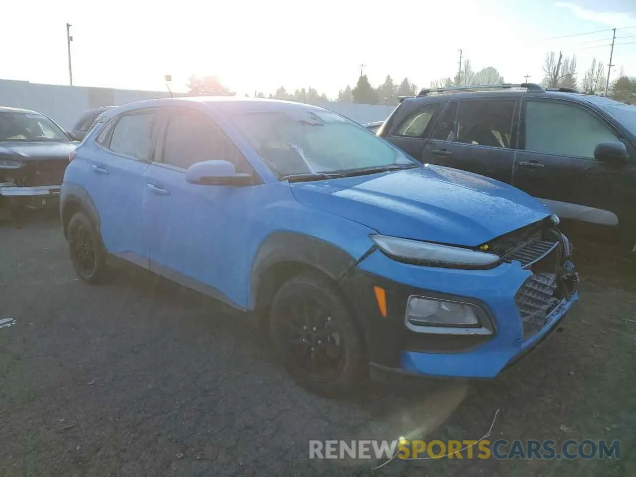 4 Photograph of a damaged car KM8K12AAXKU259529 HYUNDAI KONA 2019