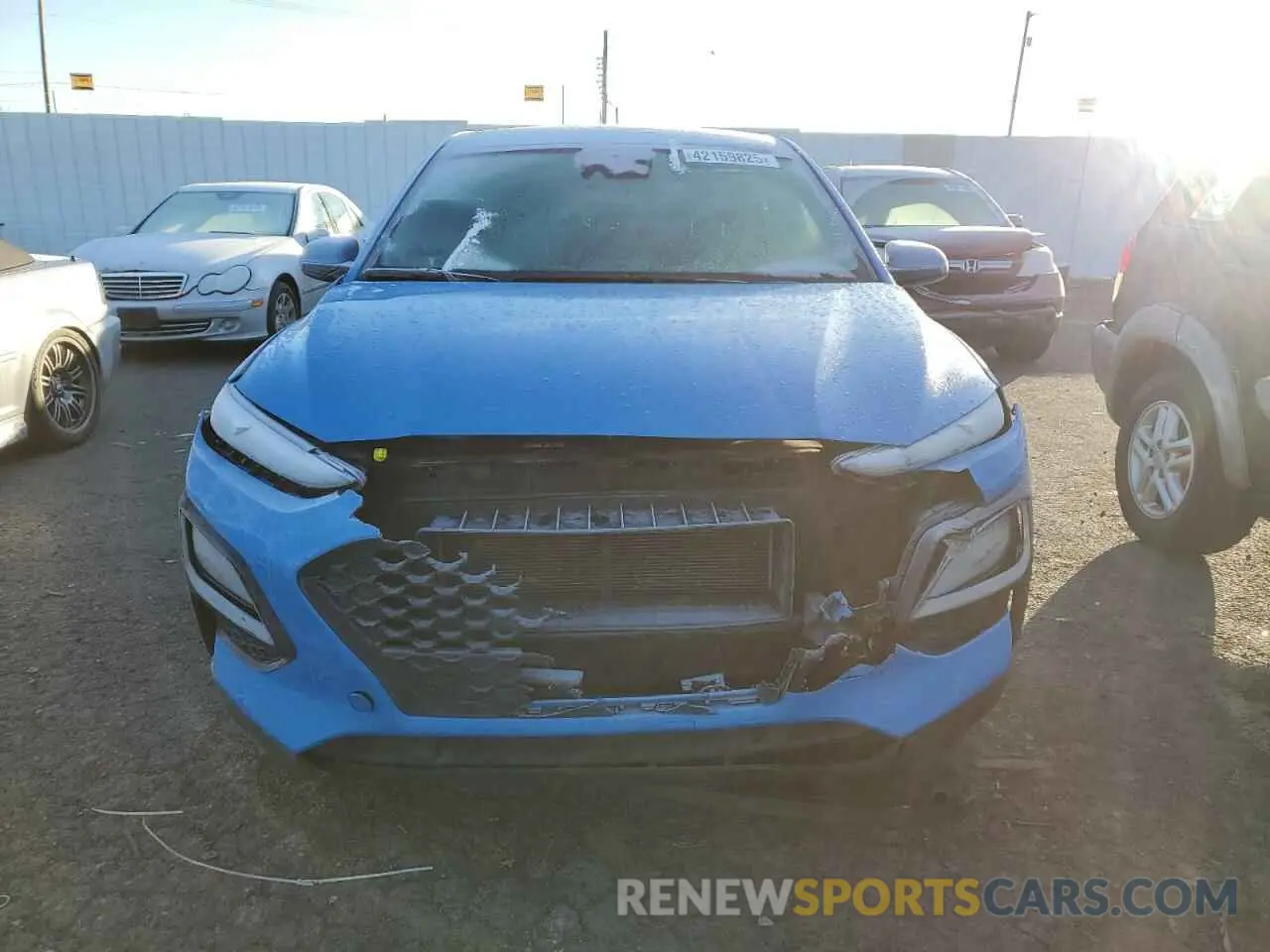 5 Photograph of a damaged car KM8K12AAXKU259529 HYUNDAI KONA 2019