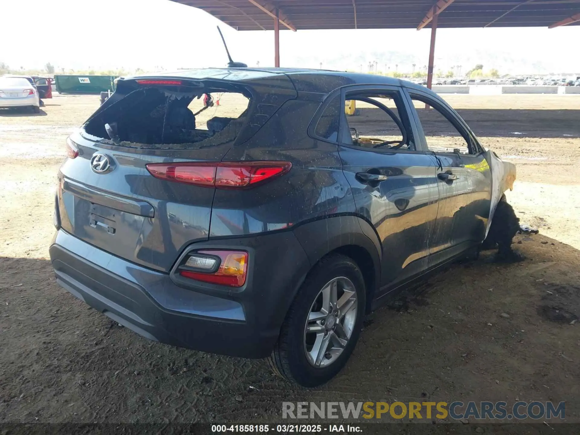 4 Photograph of a damaged car KM8K12AAXKU259742 HYUNDAI KONA 2019