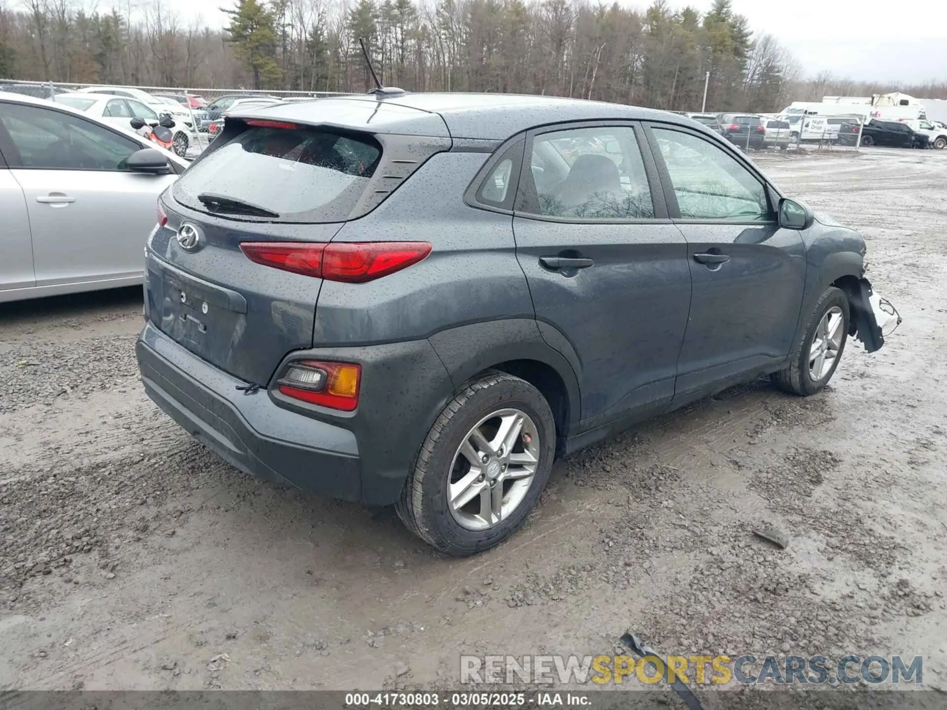 4 Photograph of a damaged car KM8K12AAXKU260728 HYUNDAI KONA 2019