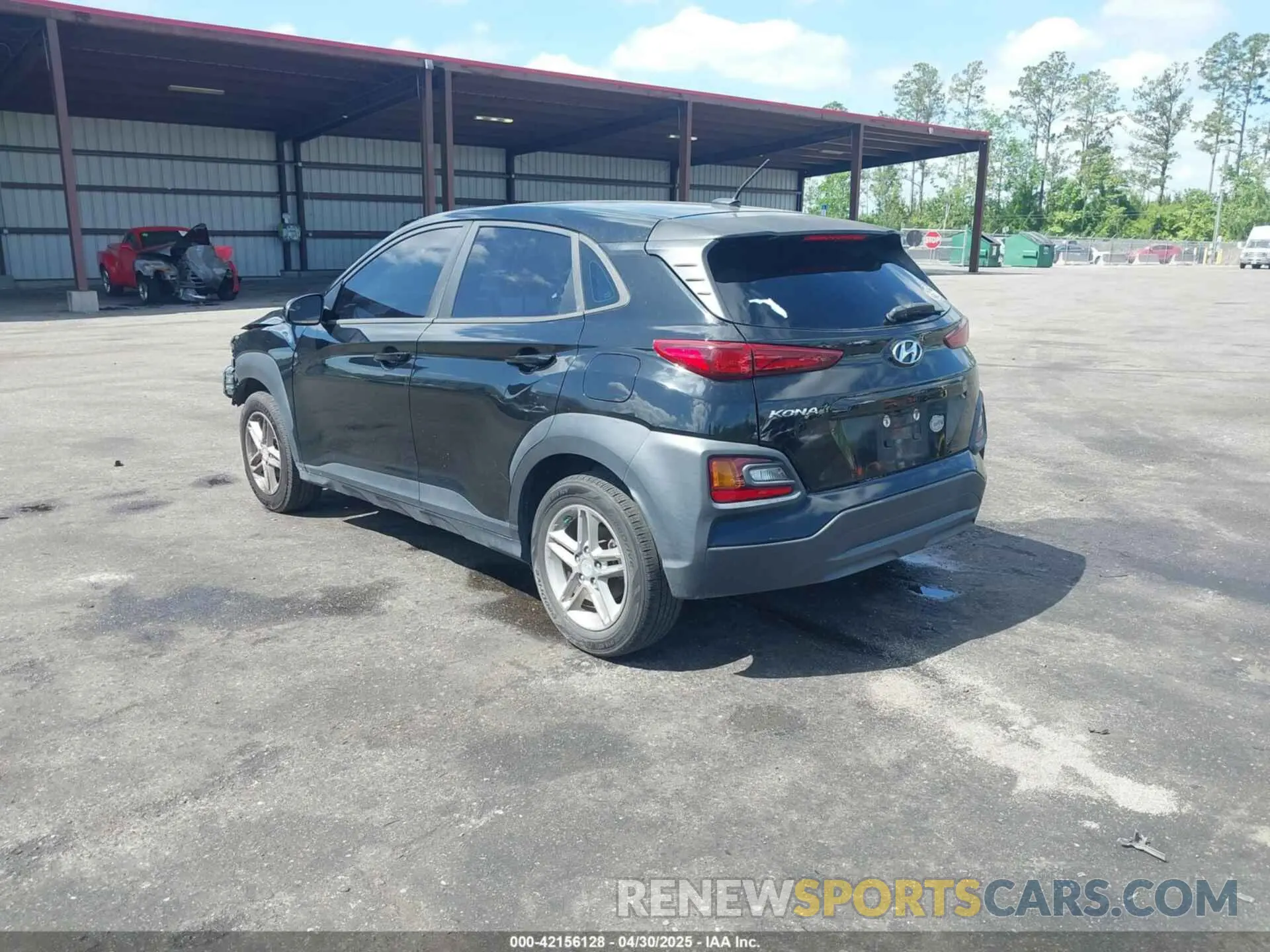 3 Photograph of a damaged car KM8K12AAXKU272197 HYUNDAI KONA 2019