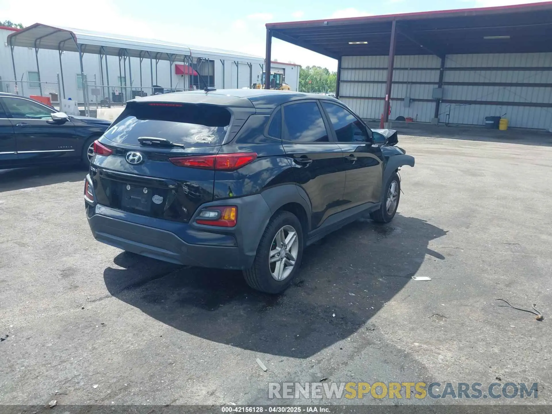 4 Photograph of a damaged car KM8K12AAXKU272197 HYUNDAI KONA 2019
