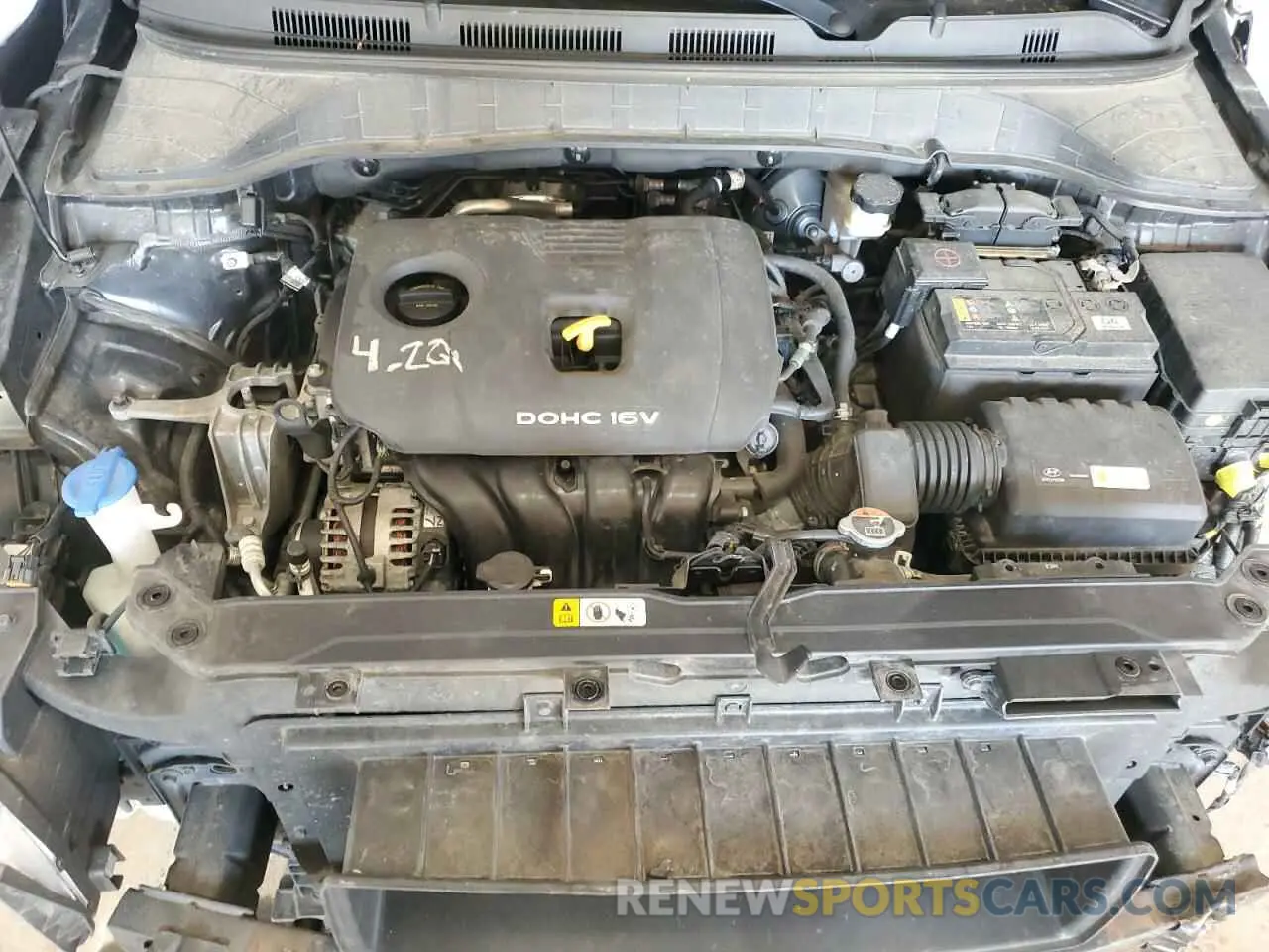 11 Photograph of a damaged car KM8K1CAA0KU279651 HYUNDAI KONA 2019