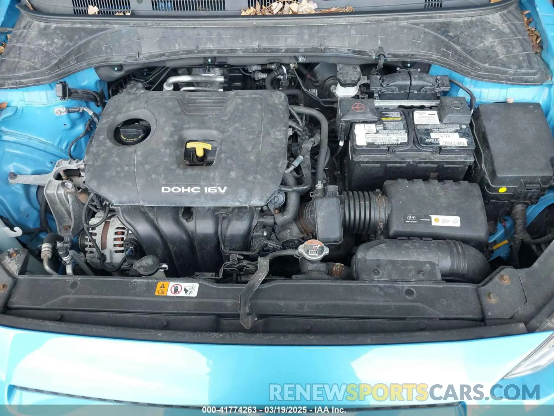 10 Photograph of a damaged car KM8K1CAA0KU337581 HYUNDAI KONA 2019