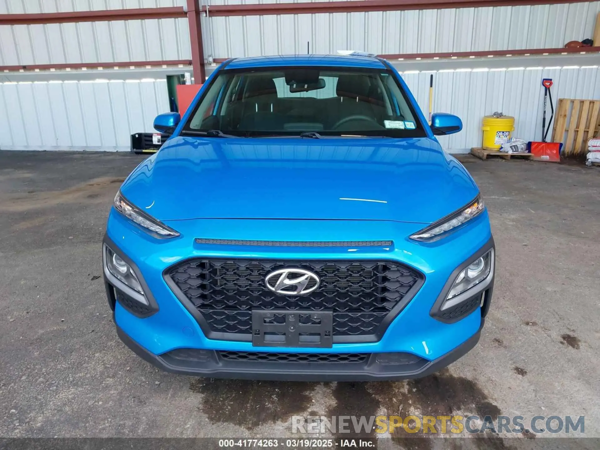 13 Photograph of a damaged car KM8K1CAA0KU337581 HYUNDAI KONA 2019