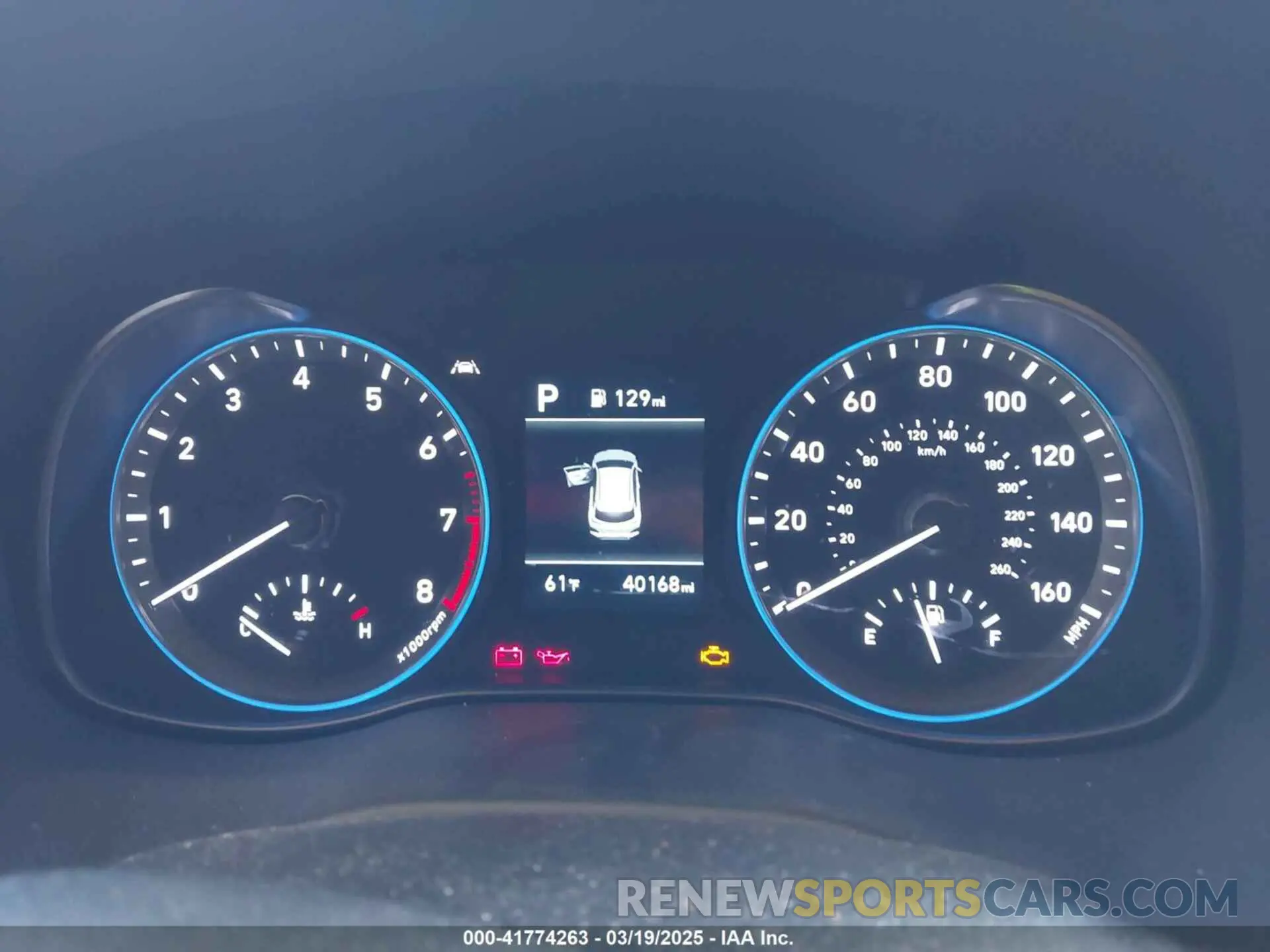 7 Photograph of a damaged car KM8K1CAA0KU337581 HYUNDAI KONA 2019