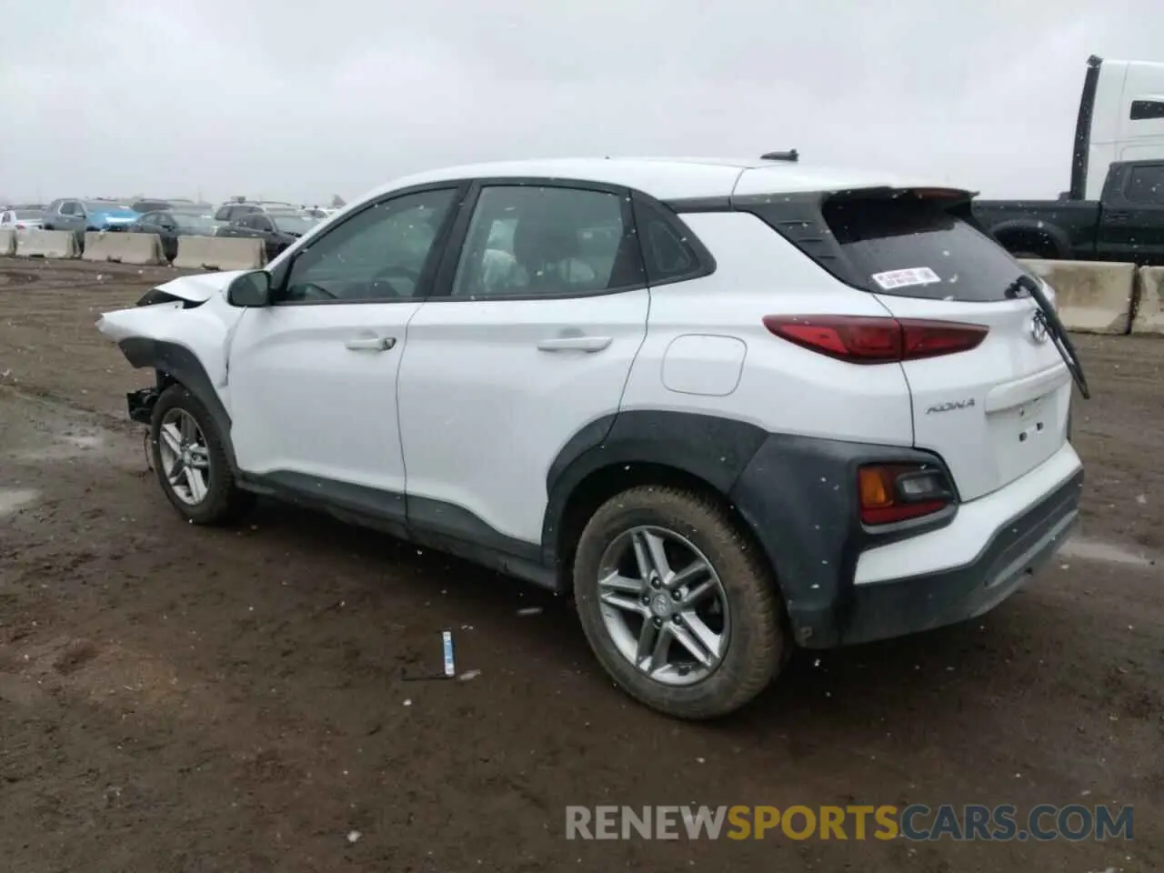 2 Photograph of a damaged car KM8K1CAA0KU346300 HYUNDAI KONA 2019
