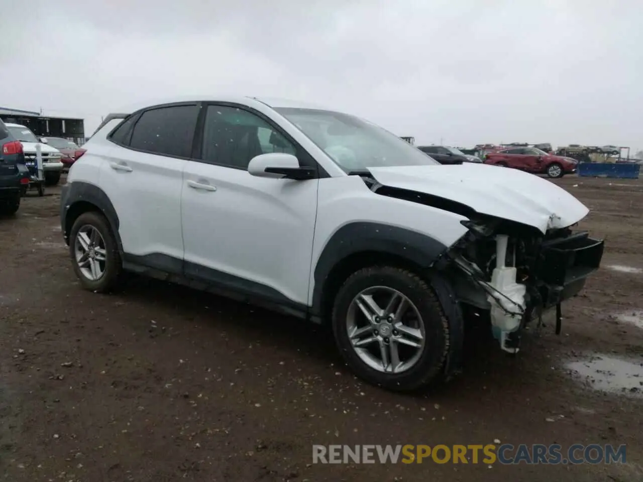 4 Photograph of a damaged car KM8K1CAA0KU346300 HYUNDAI KONA 2019