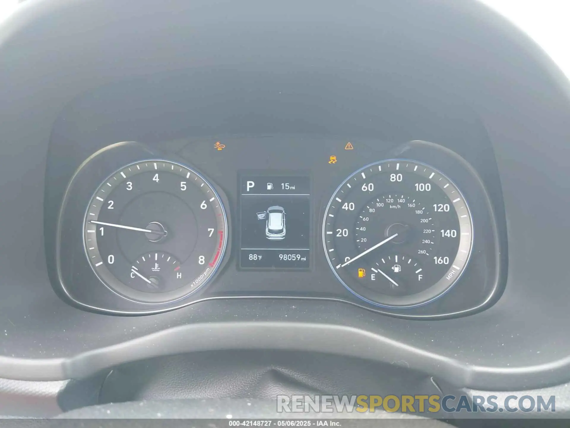 7 Photograph of a damaged car KM8K1CAA1KU256119 HYUNDAI KONA 2019