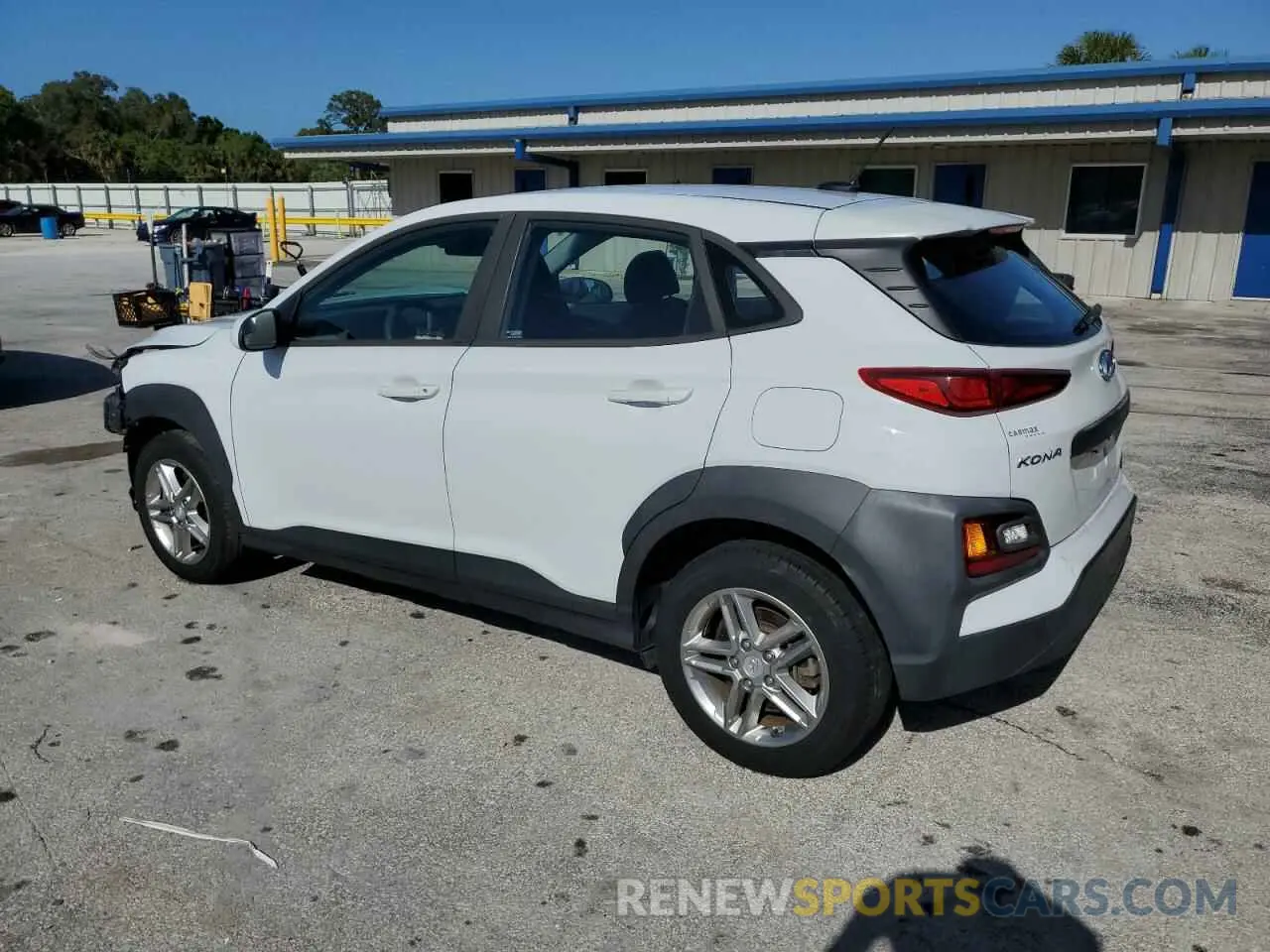 2 Photograph of a damaged car KM8K1CAA1KU283112 HYUNDAI KONA 2019