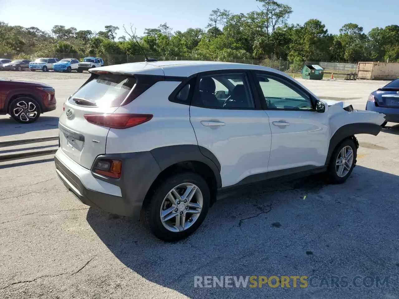 3 Photograph of a damaged car KM8K1CAA1KU283112 HYUNDAI KONA 2019