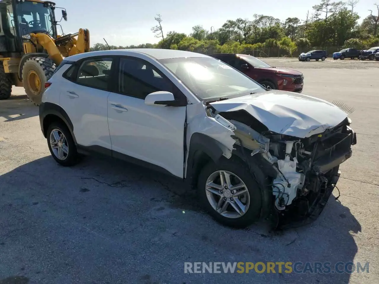 4 Photograph of a damaged car KM8K1CAA1KU283112 HYUNDAI KONA 2019
