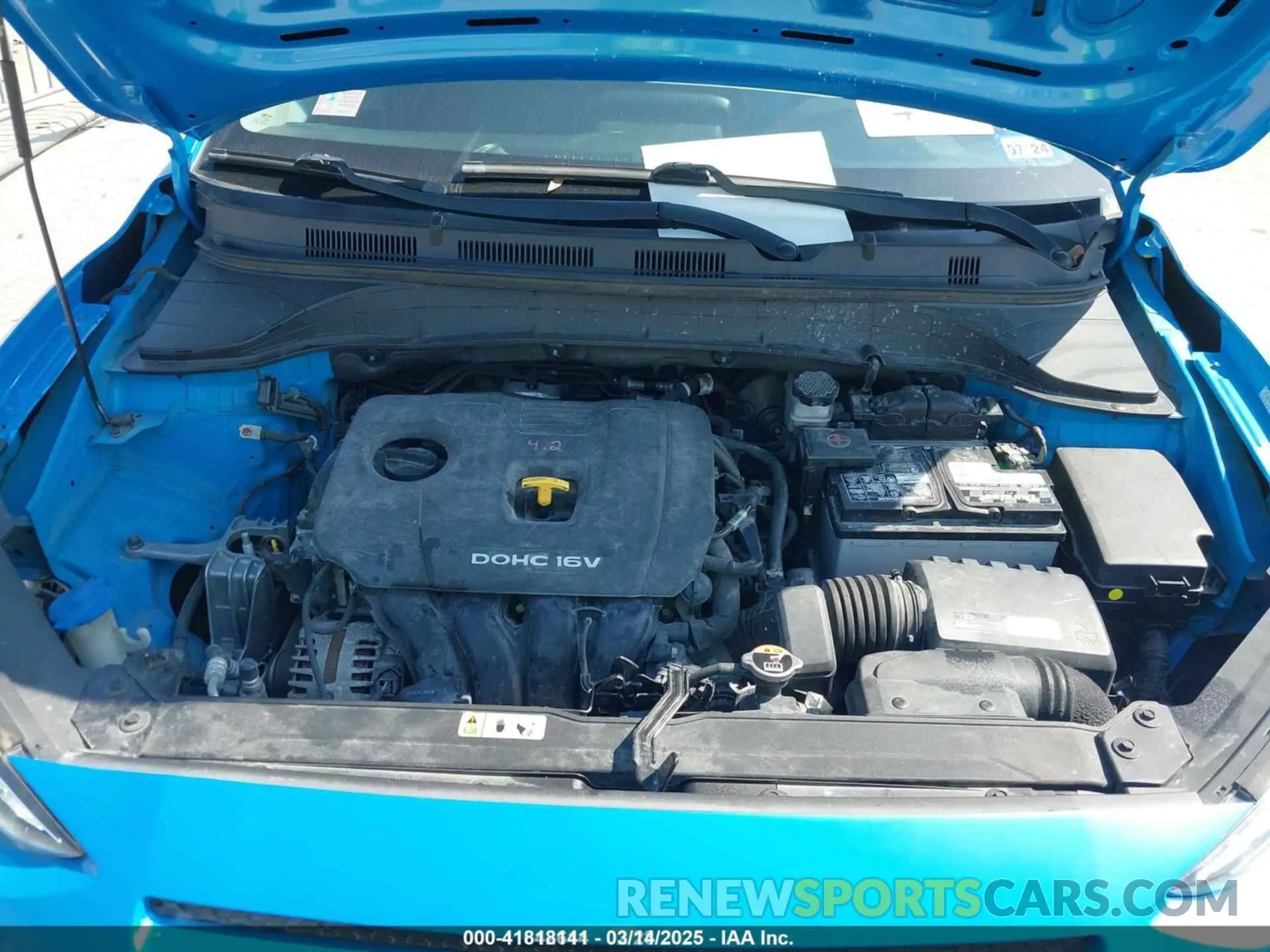10 Photograph of a damaged car KM8K1CAA1KU298113 HYUNDAI KONA 2019