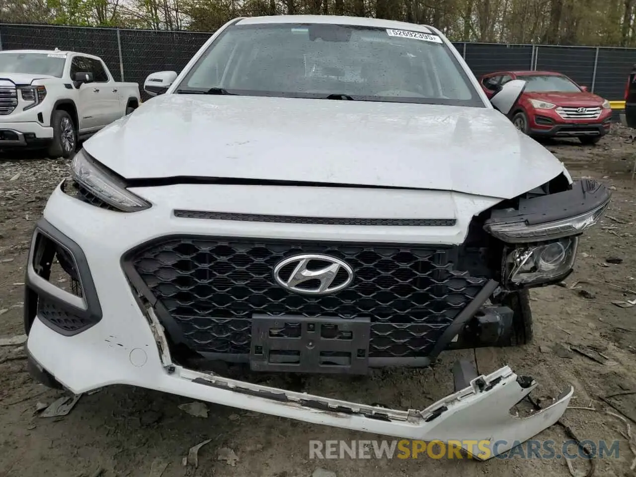 5 Photograph of a damaged car KM8K1CAA1KU308753 HYUNDAI KONA 2019