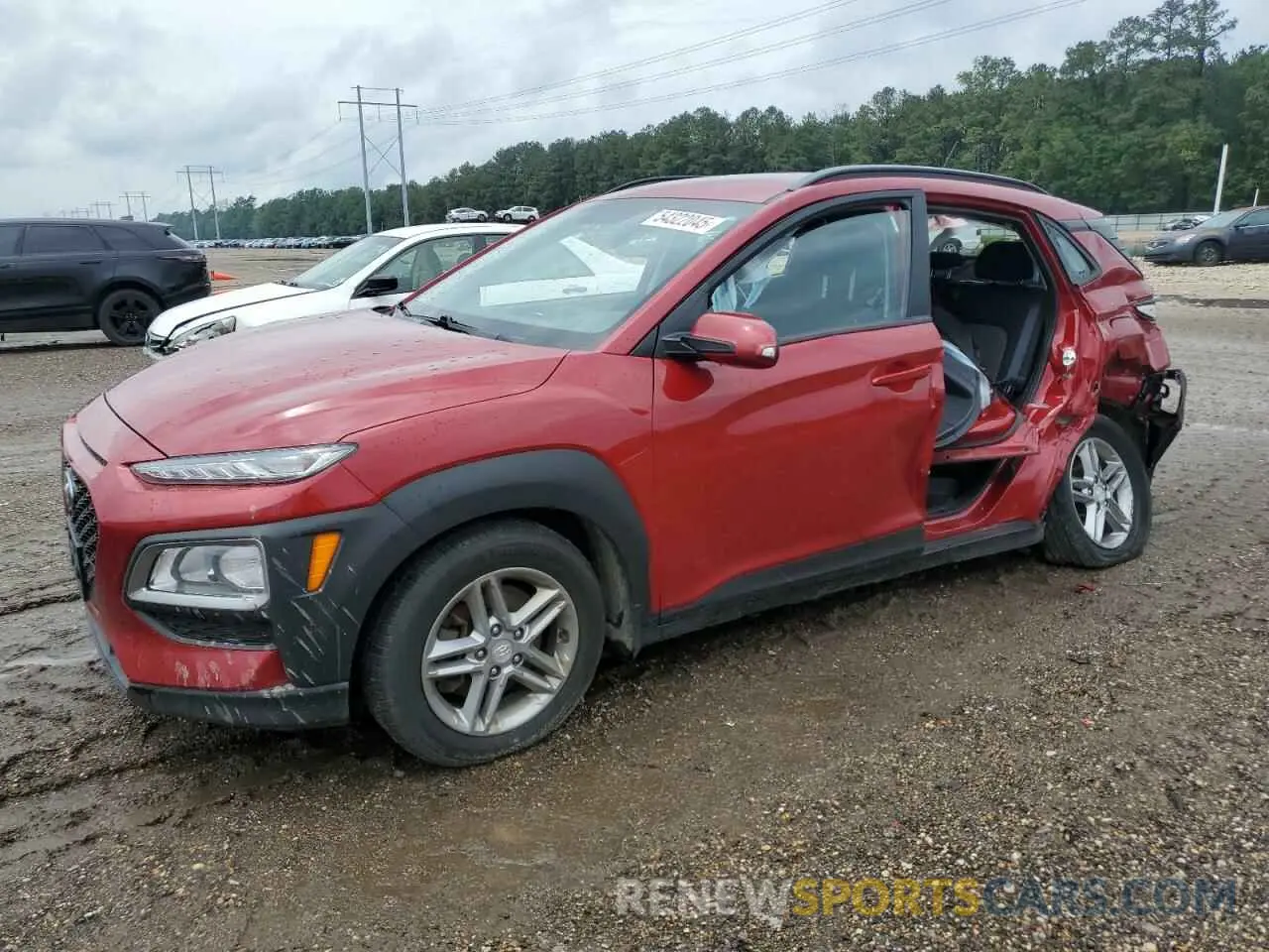 1 Photograph of a damaged car KM8K1CAA1KU380858 HYUNDAI KONA 2019