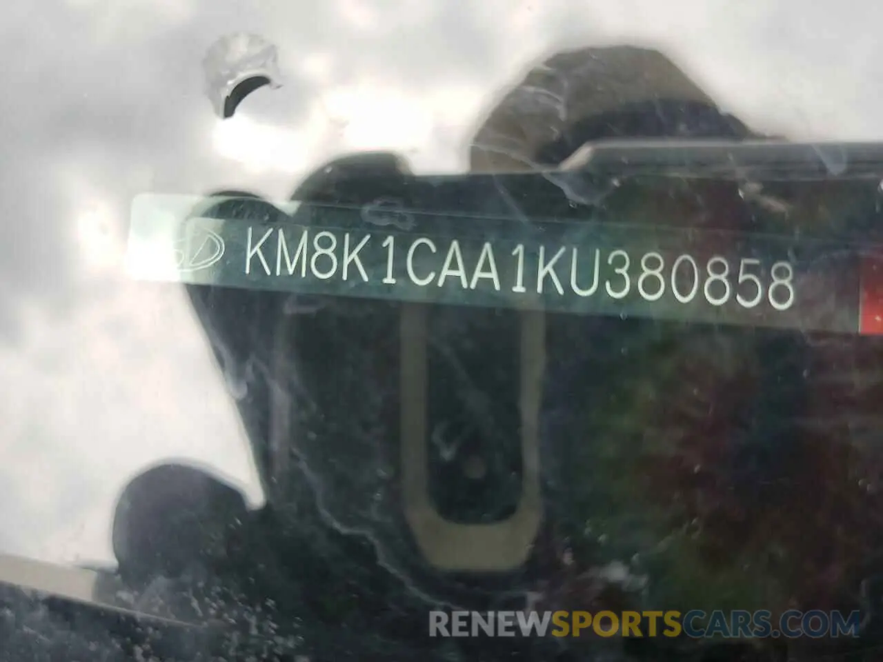 14 Photograph of a damaged car KM8K1CAA1KU380858 HYUNDAI KONA 2019