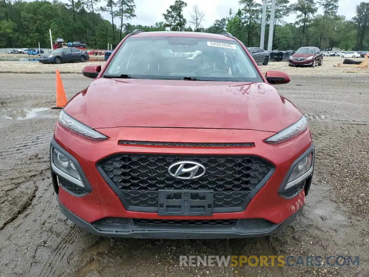 5 Photograph of a damaged car KM8K1CAA1KU380858 HYUNDAI KONA 2019