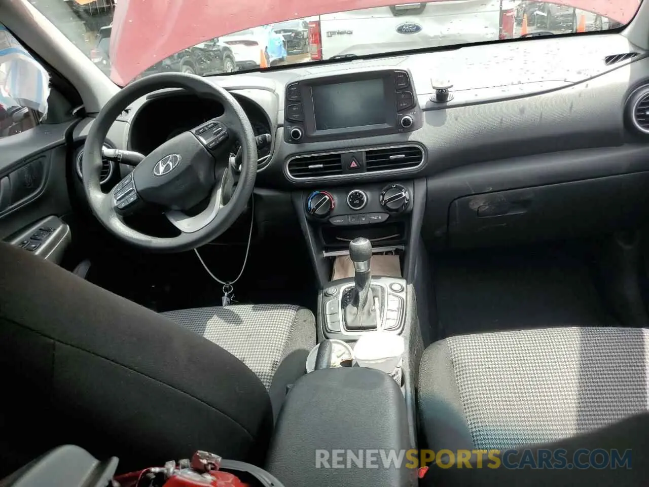 8 Photograph of a damaged car KM8K1CAA1KU380858 HYUNDAI KONA 2019