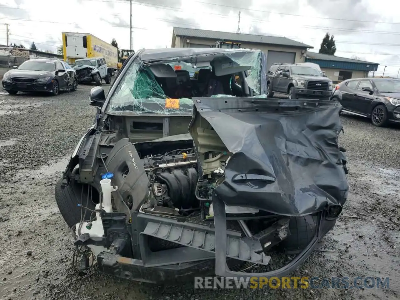 5 Photograph of a damaged car KM8K1CAA2KU288111 HYUNDAI KONA 2019
