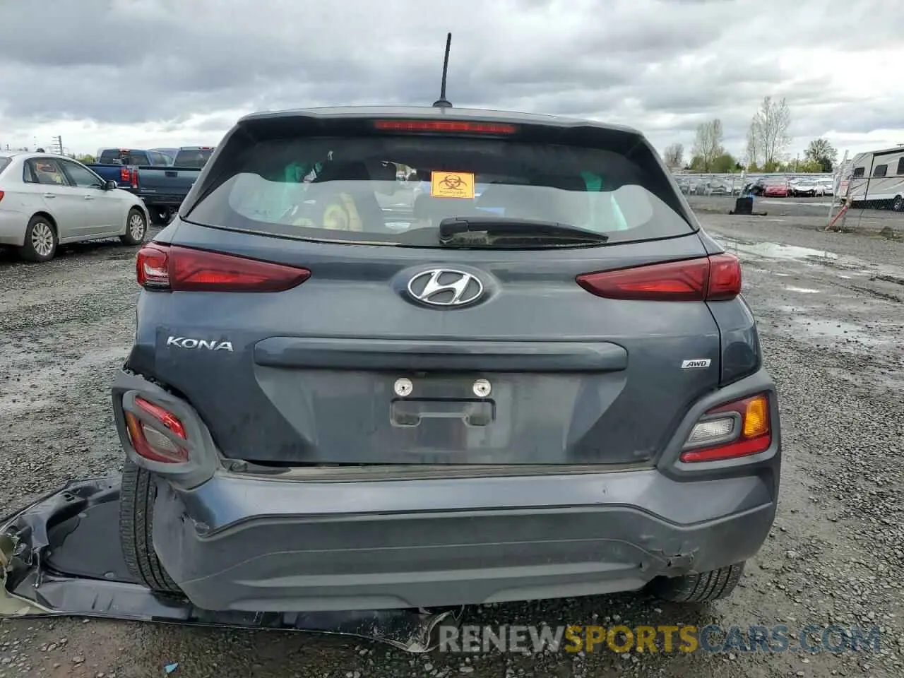 6 Photograph of a damaged car KM8K1CAA2KU288111 HYUNDAI KONA 2019