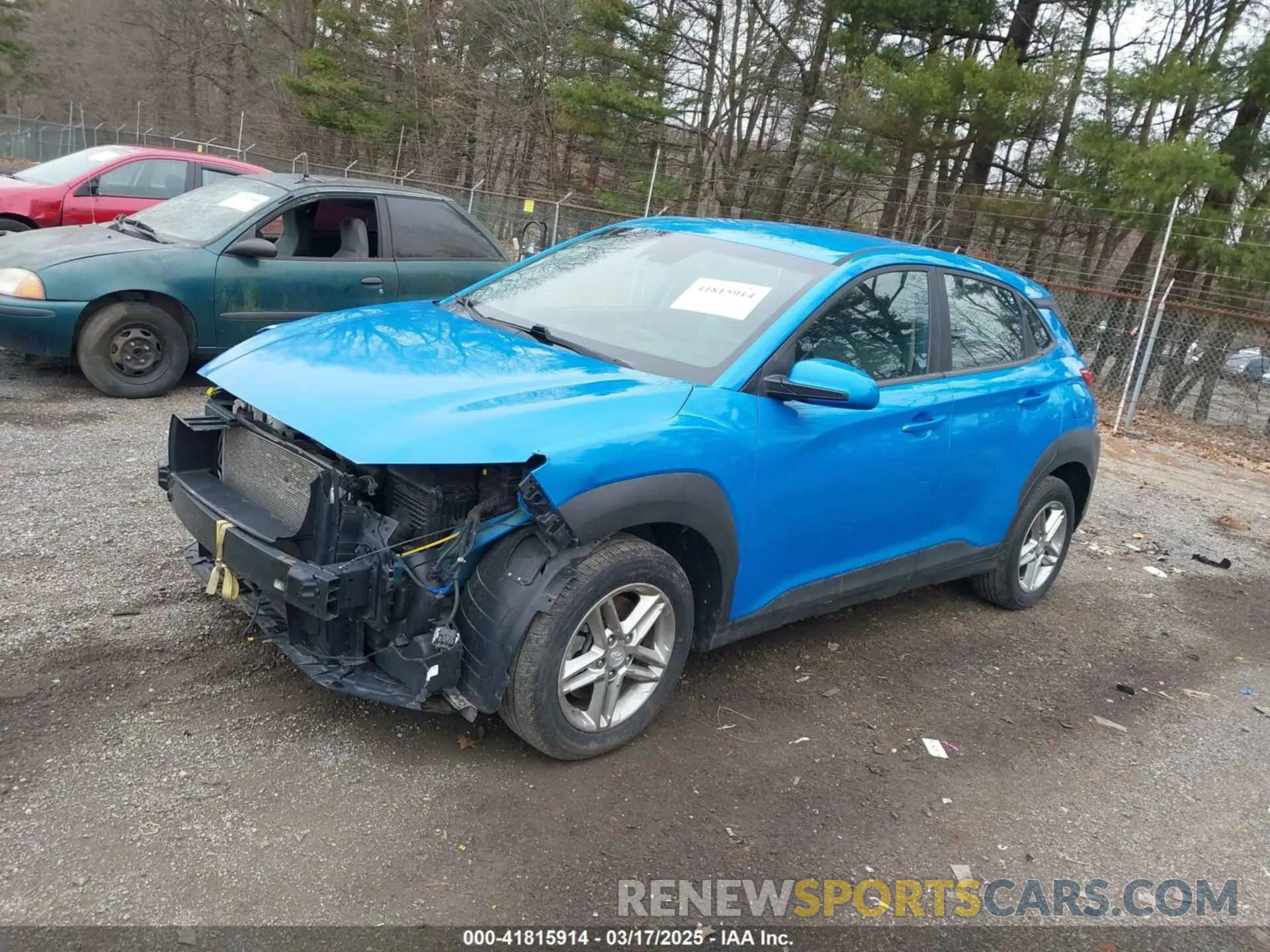 2 Photograph of a damaged car KM8K1CAA2KU300600 HYUNDAI KONA 2019