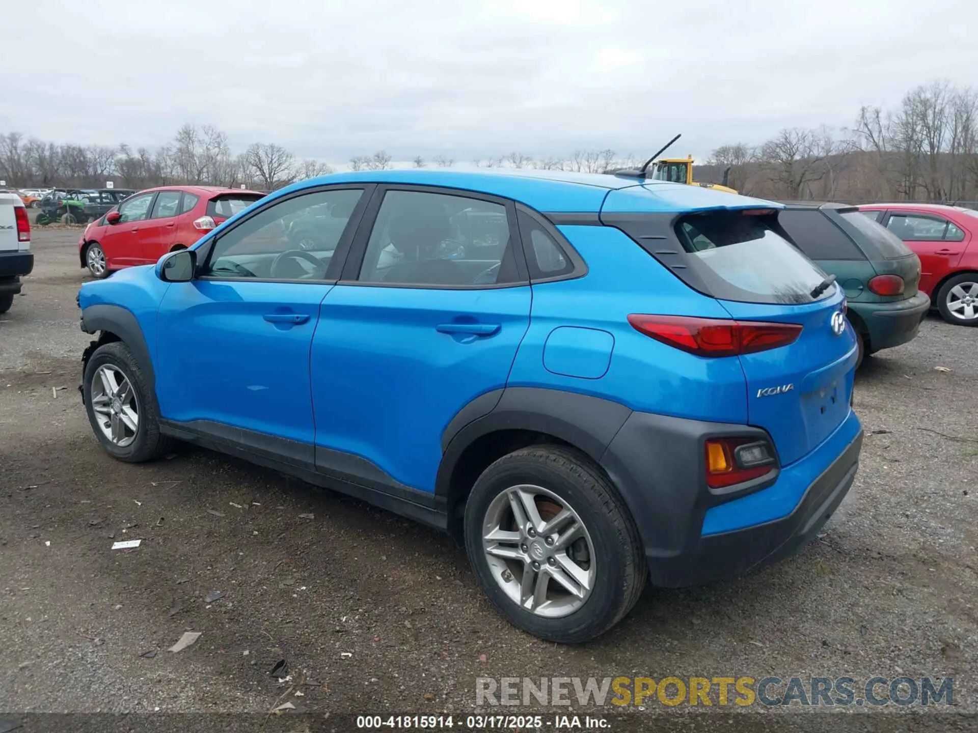 3 Photograph of a damaged car KM8K1CAA2KU300600 HYUNDAI KONA 2019