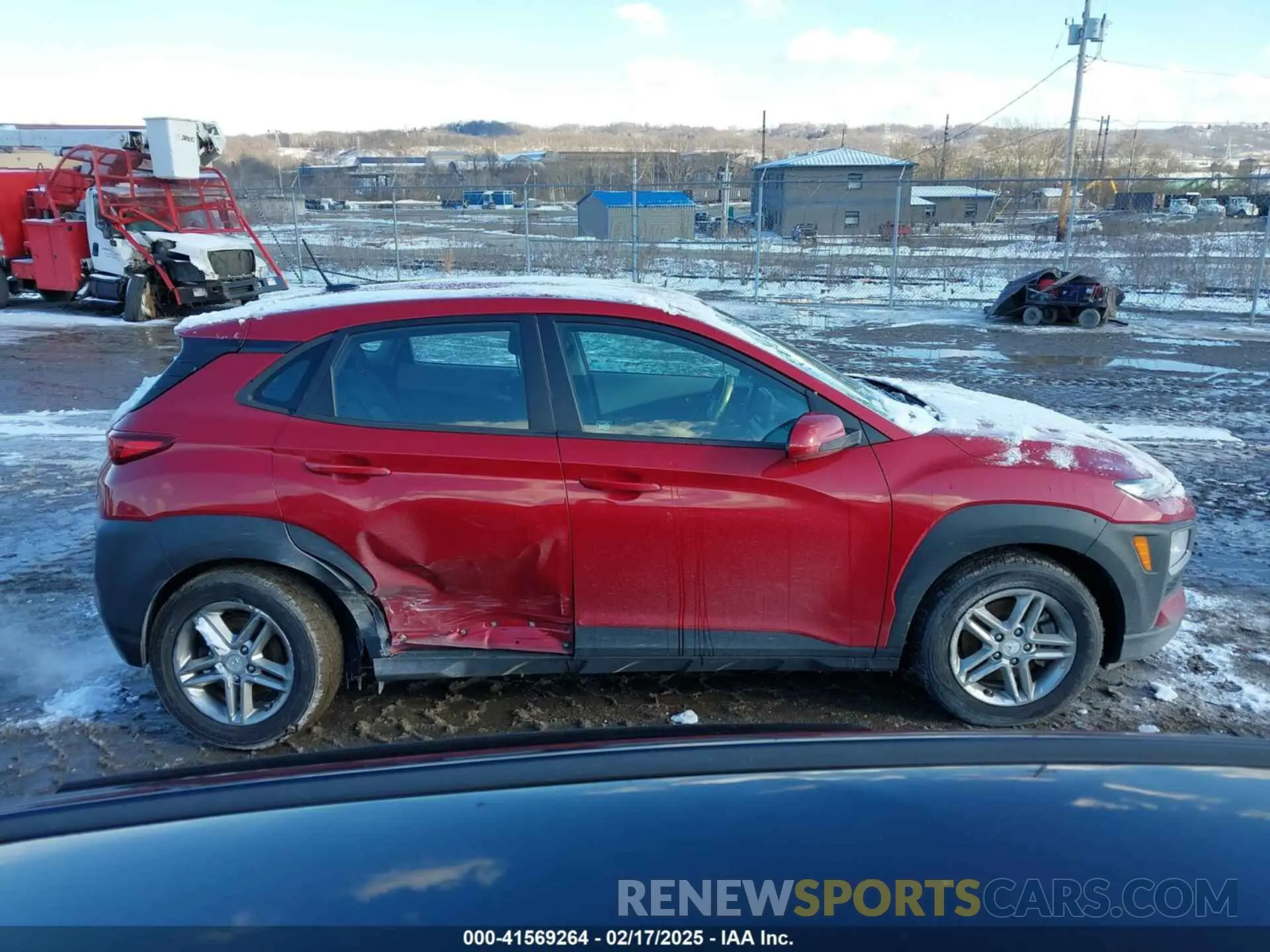13 Photograph of a damaged car KM8K1CAA2KU352874 HYUNDAI KONA 2019