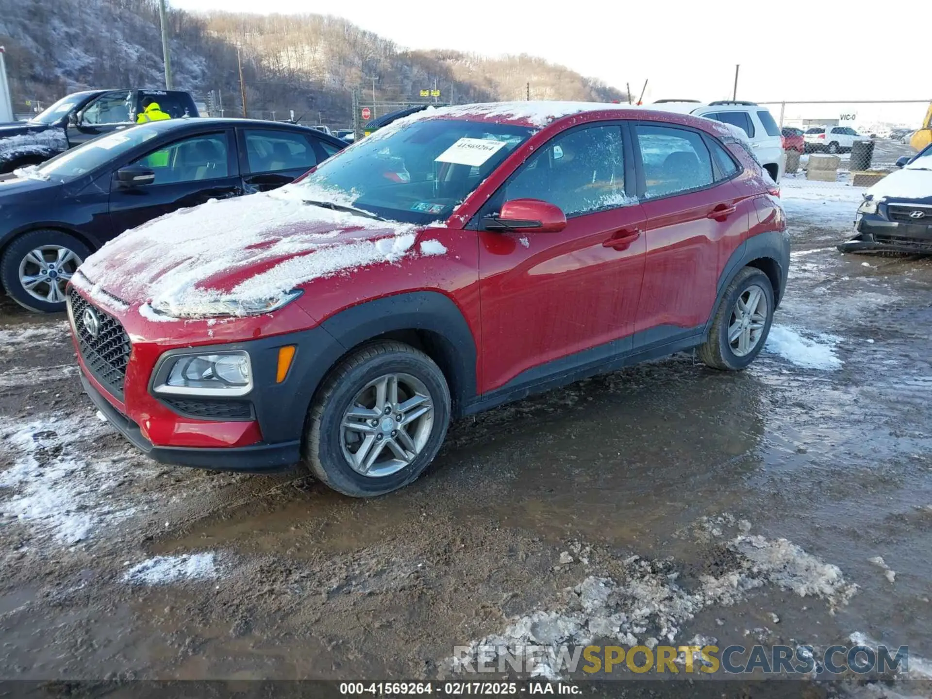 2 Photograph of a damaged car KM8K1CAA2KU352874 HYUNDAI KONA 2019