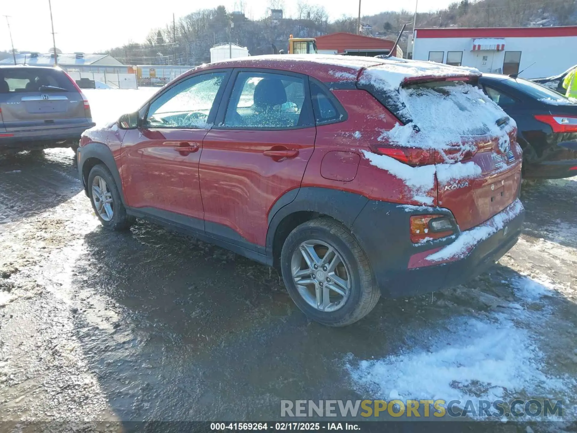 3 Photograph of a damaged car KM8K1CAA2KU352874 HYUNDAI KONA 2019