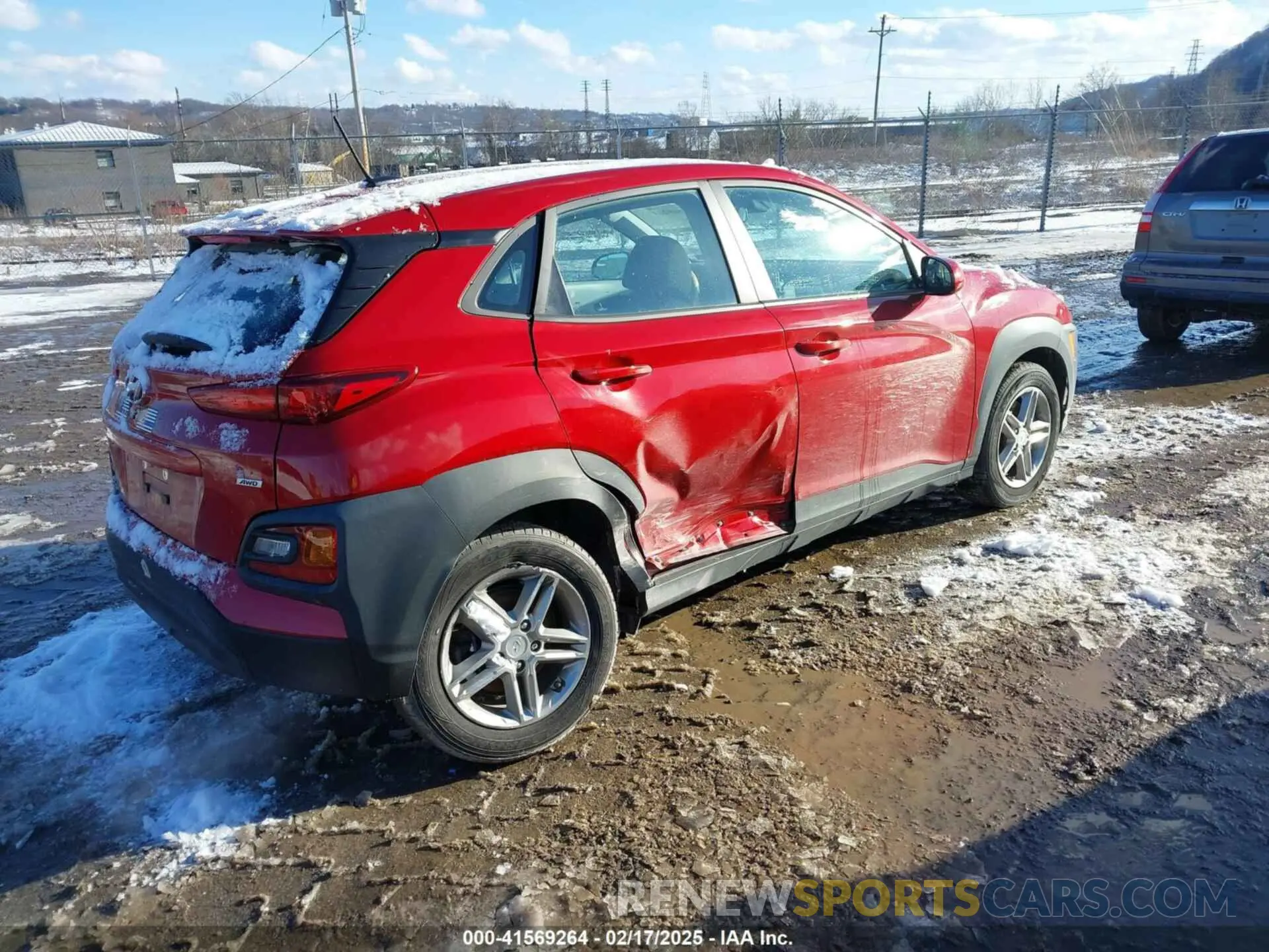 4 Photograph of a damaged car KM8K1CAA2KU352874 HYUNDAI KONA 2019