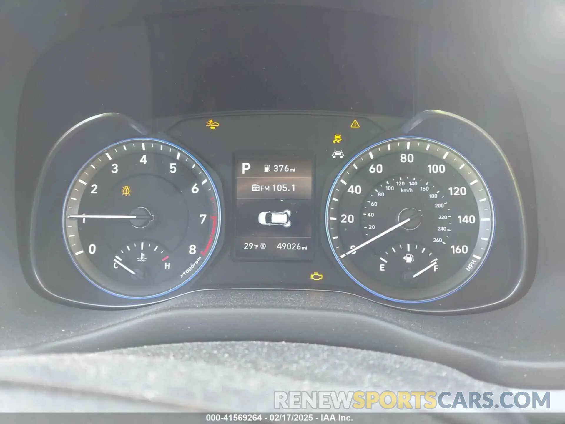 7 Photograph of a damaged car KM8K1CAA2KU352874 HYUNDAI KONA 2019