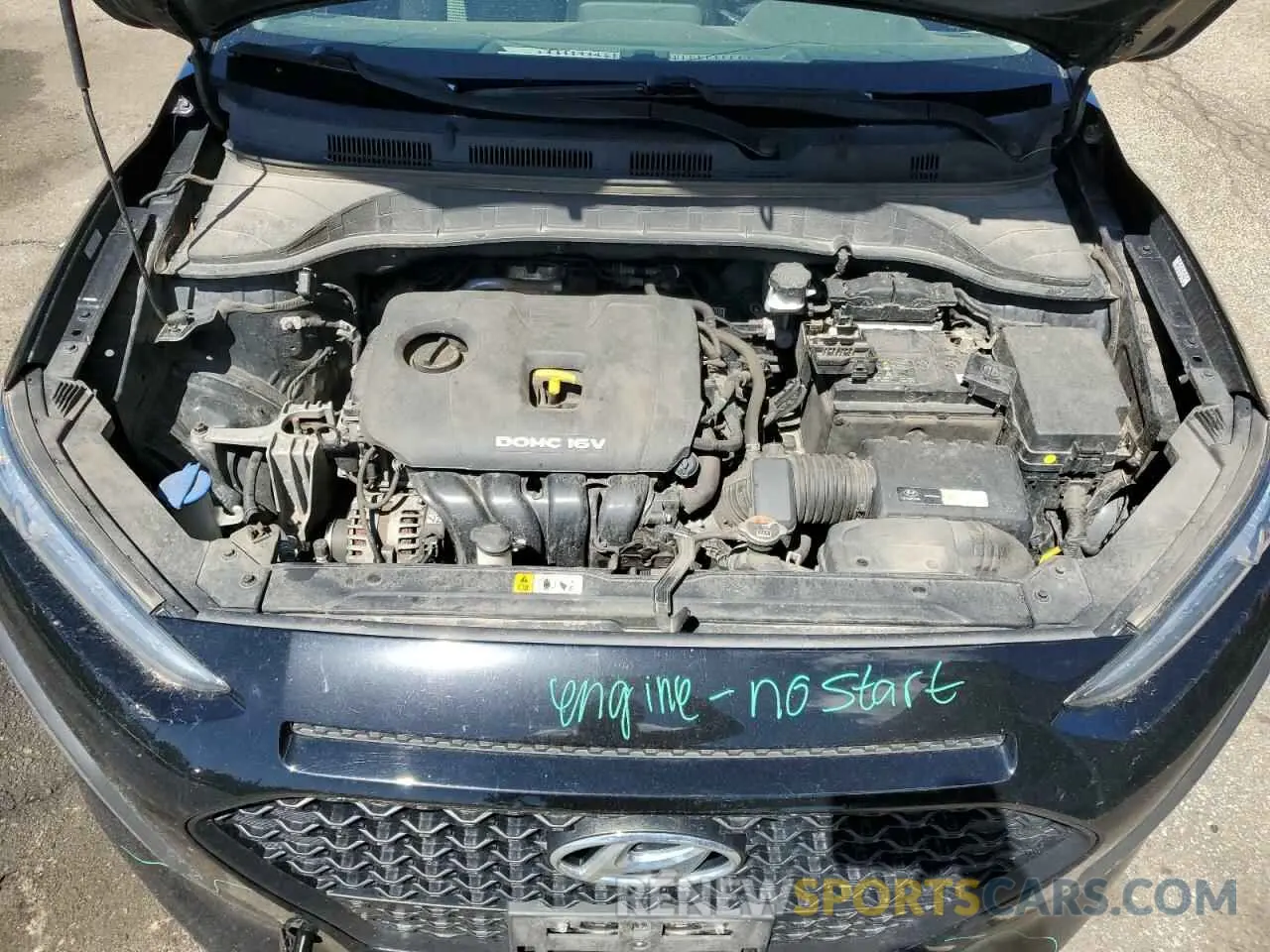 11 Photograph of a damaged car KM8K1CAA3KU217063 HYUNDAI KONA 2019