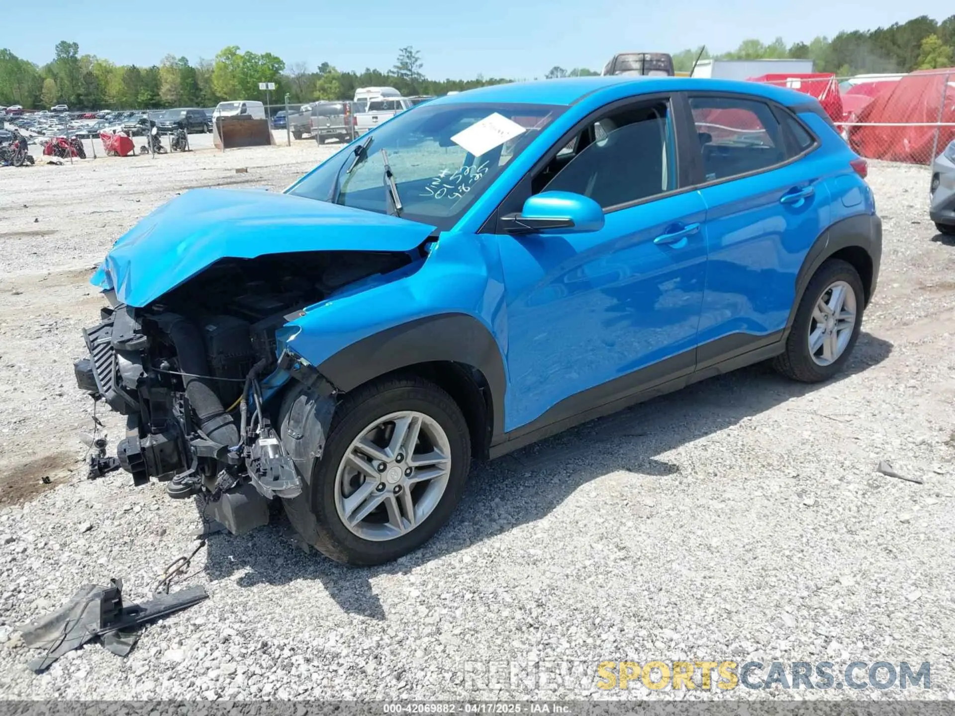 2 Photograph of a damaged car KM8K1CAA3KU340152 HYUNDAI KONA 2019
