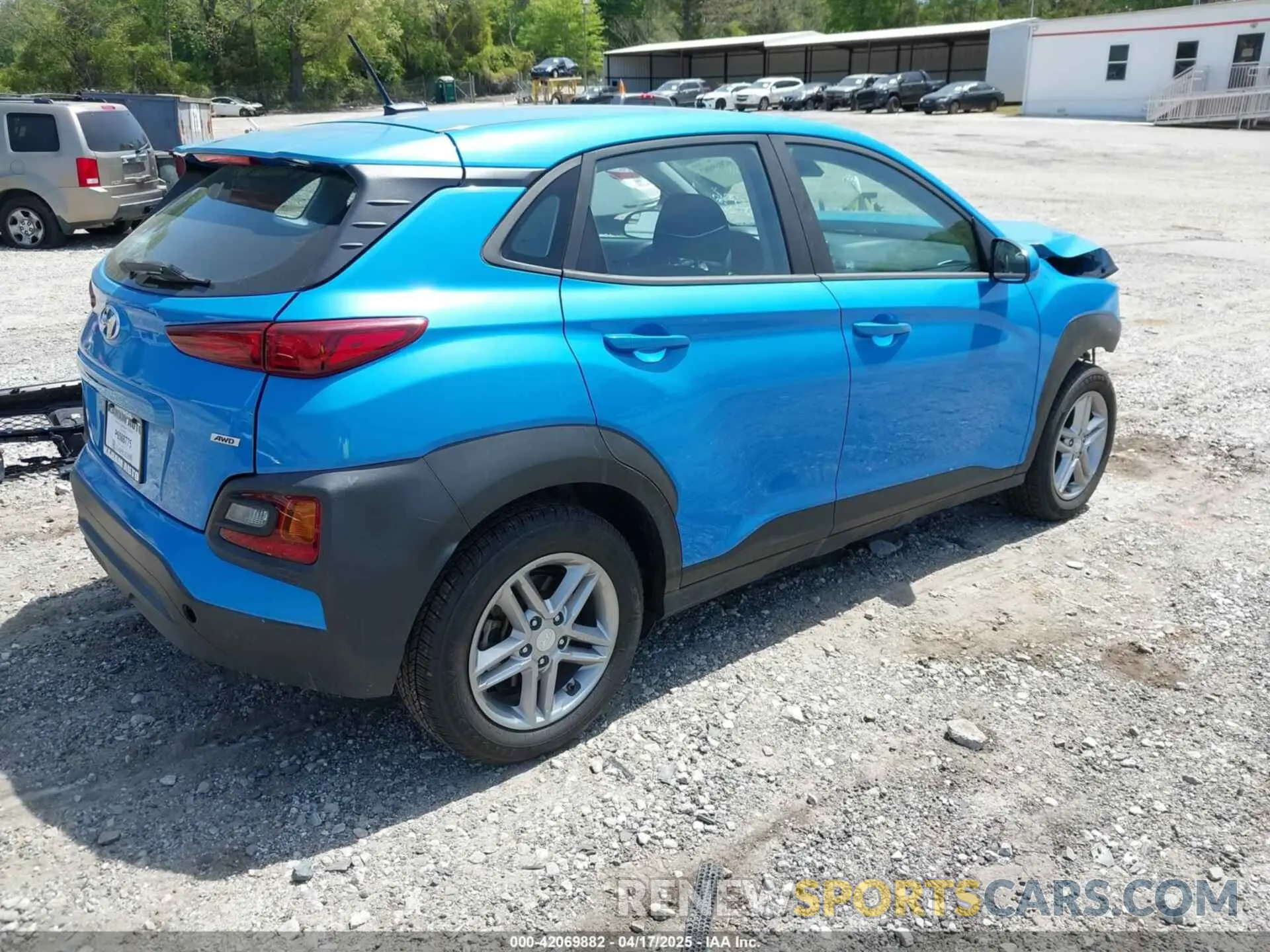 4 Photograph of a damaged car KM8K1CAA3KU340152 HYUNDAI KONA 2019