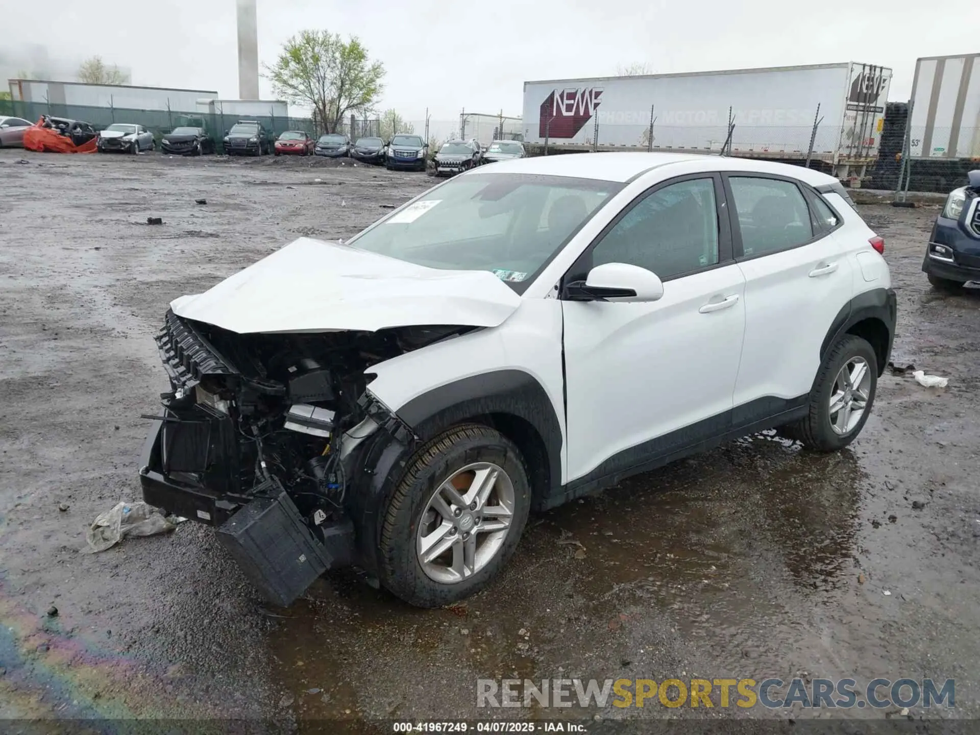 2 Photograph of a damaged car KM8K1CAA3KU365164 HYUNDAI KONA 2019