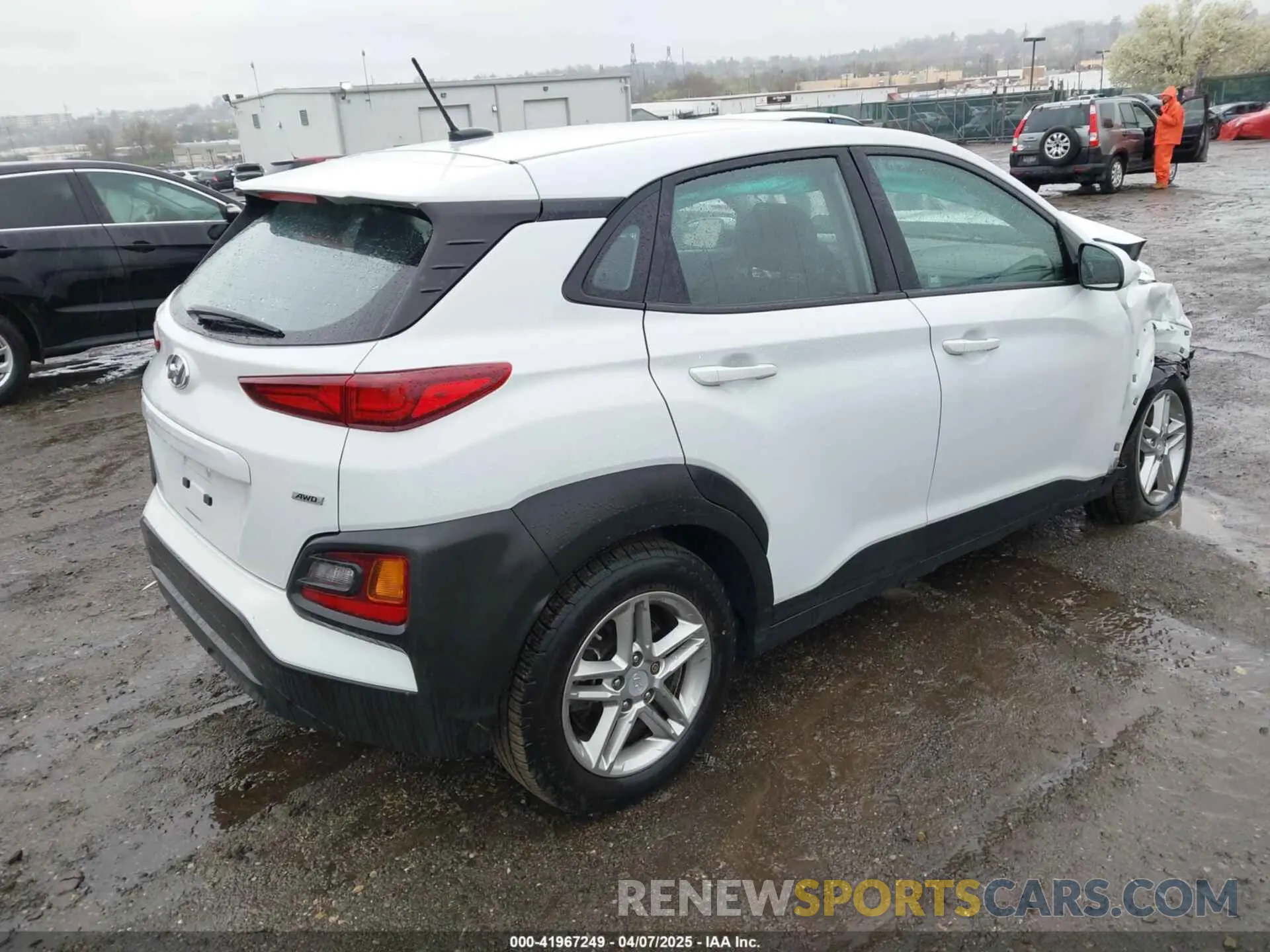 4 Photograph of a damaged car KM8K1CAA3KU365164 HYUNDAI KONA 2019